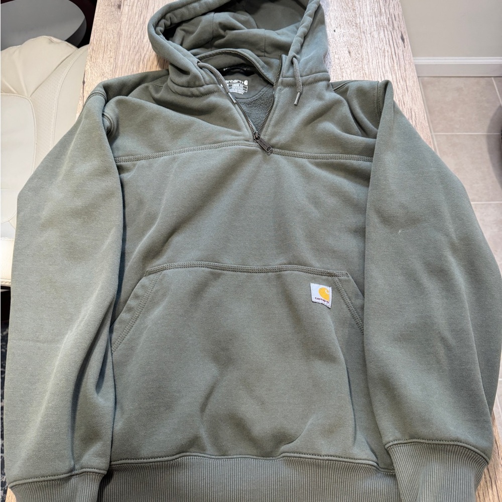 Carhartt Rain Defender Loose Fit Hoodie - Olive